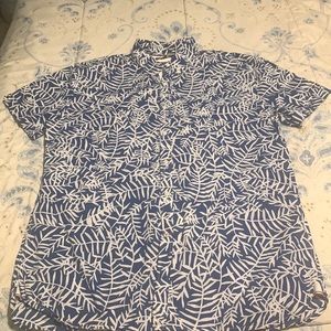 Men’s Tommy Hilfiger button up short sleeve shirt